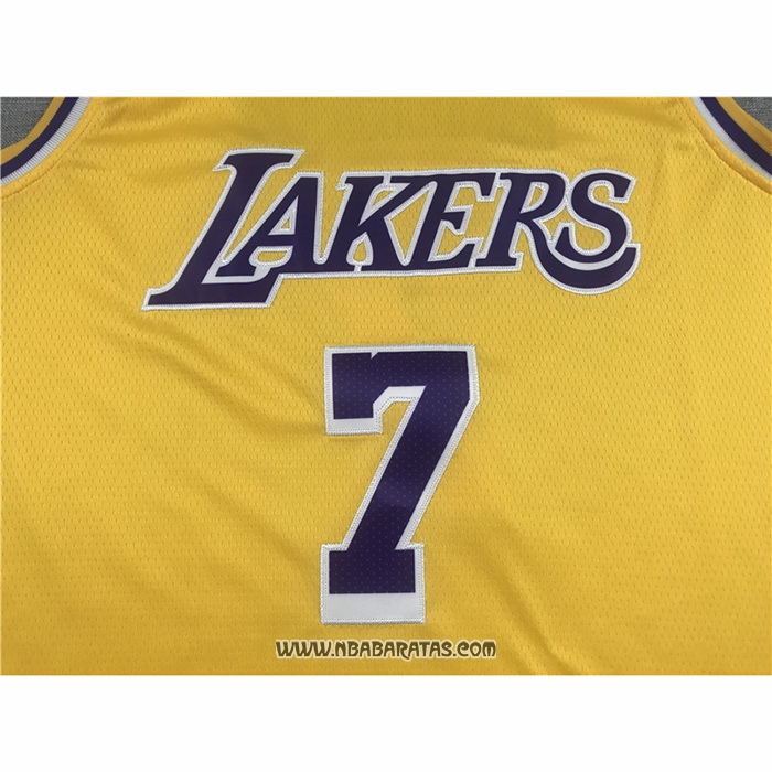 Camiseta Los Angeles Lakers Carmelo Anthony #7 Icon 2020 Amarillo